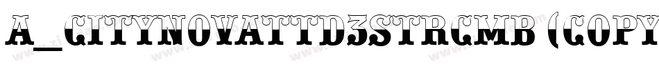 a_CityNovaTtD3StrCmb (COPY 1)字体转换